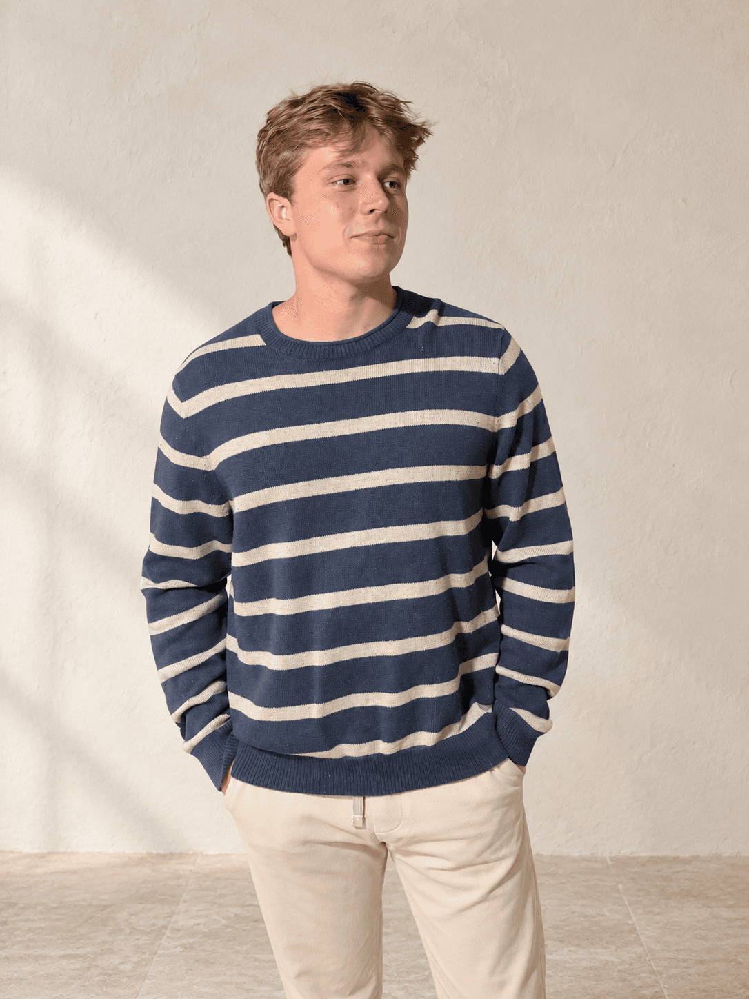 Eddie Bauer Striped Crewneck Sweater